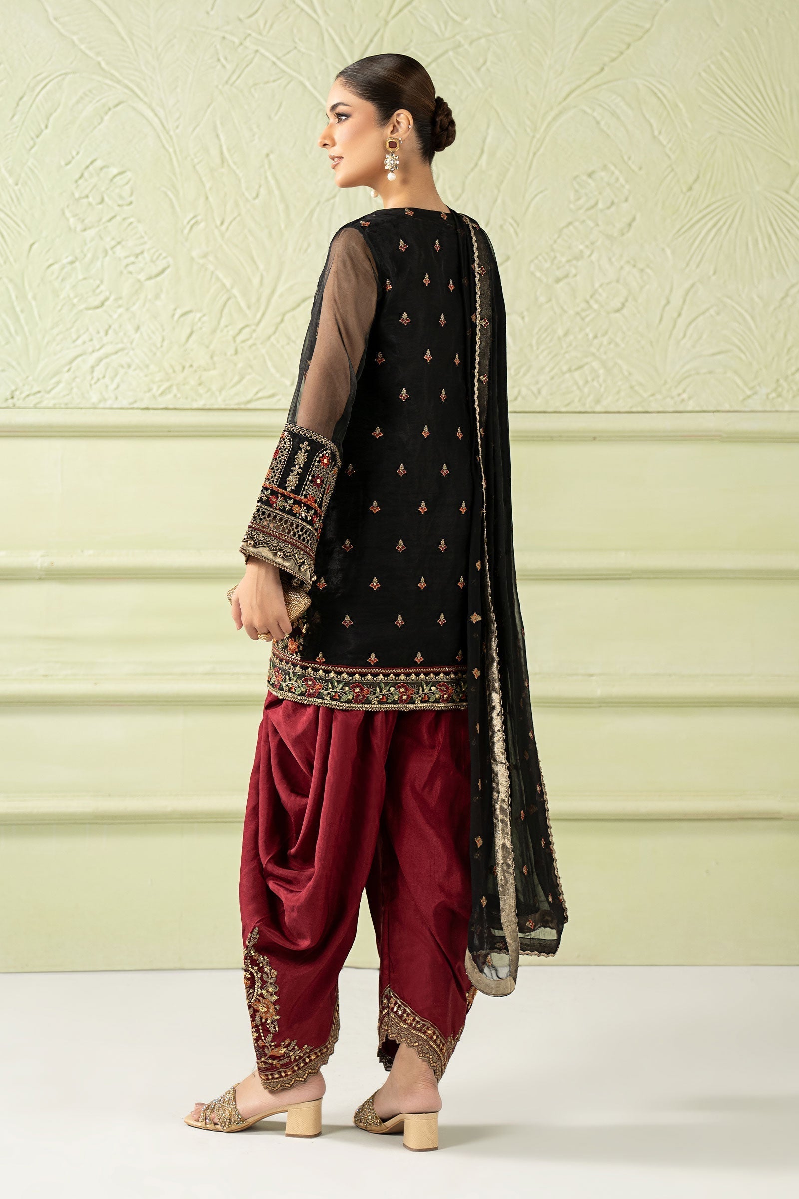 Maria B | Pre Fall 25 | SF-W25-56-Green - House Of Hania