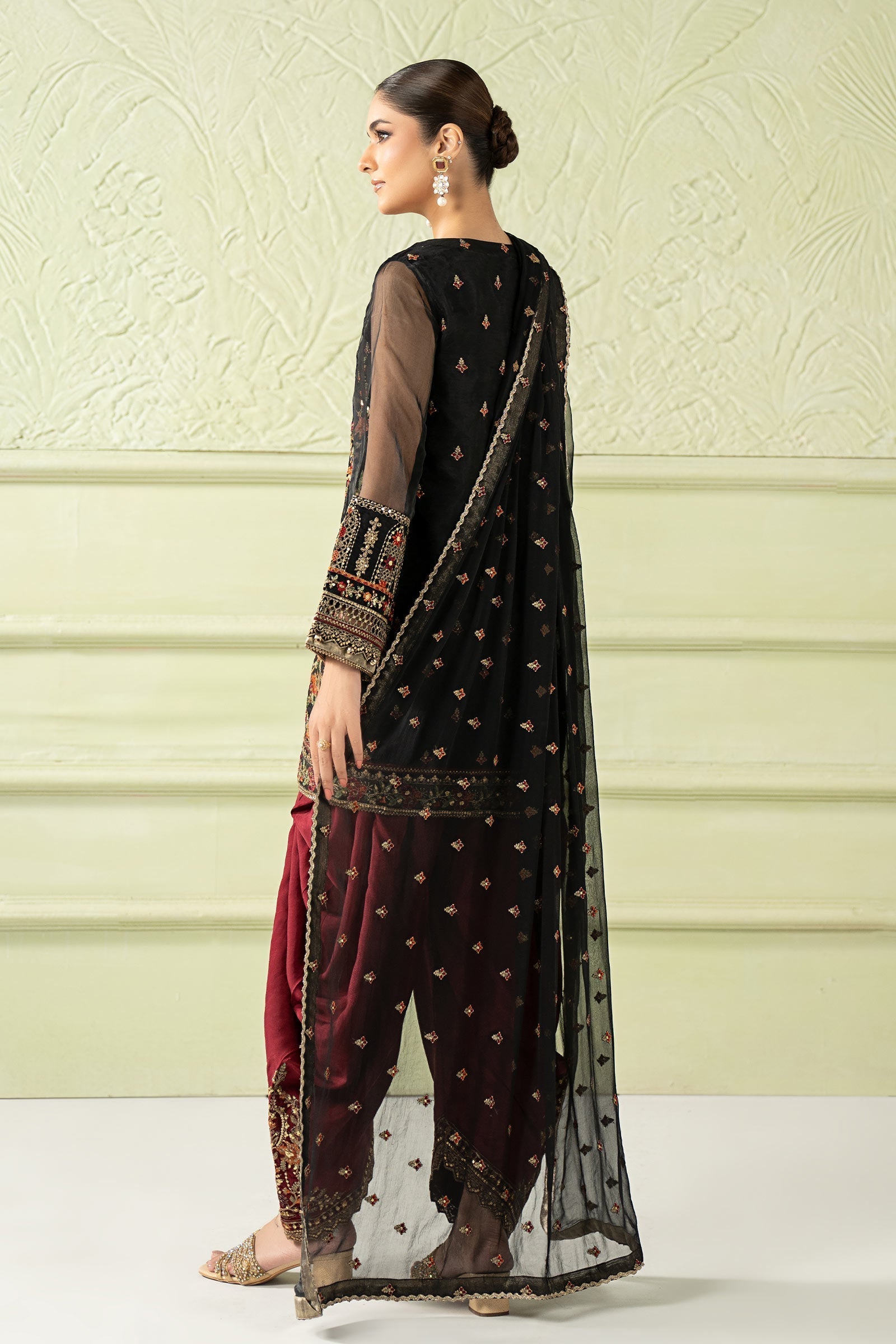 Maria B | Pre Fall 25 | SF-W25-56-Green - House Of Hania