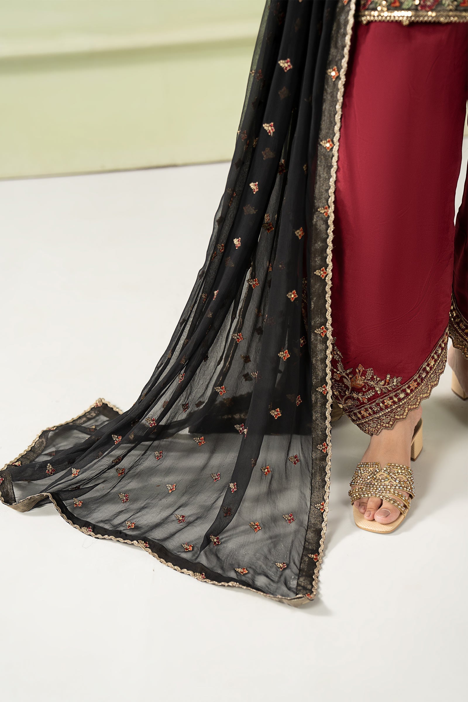 Maria B | Pre Fall 25 | SF-W25-56-Green - House Of Hania
