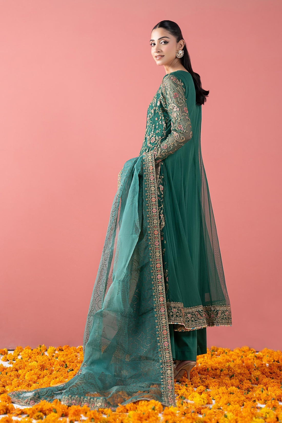 Maria B | Pre Fall 25 | SF-W25-61-Green - House Of Hania