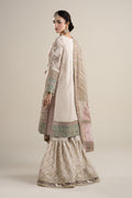 Maria B | Pre Fall Dresses | 3 Piece Embroidered Bamber Raw Silk Suit HH - House Of Hania