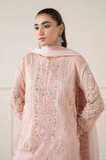 Maria B | Pre Fall Dresses | 3 Piece Embroidered Chiffon Suit OO - House Of Hania