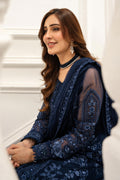 Maria B | Pre Fall Dresses | 3 Piece Embroidered Chiffon Suit RR - House Of Hania
