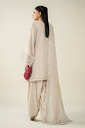 Maria B | Pre Fall Dresses | 3 Piece Embroidered Cotton Net Suit QQ - House Of Hania