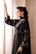 Maria B | Pre Fall Dresses | 3 Piece Embroidered Dobby Suit Black2 - House Of Hania
