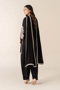 Maria B | Pre Fall Dresses | 3 Piece Embroidered Dobby Suit Black4 - House Of Hania