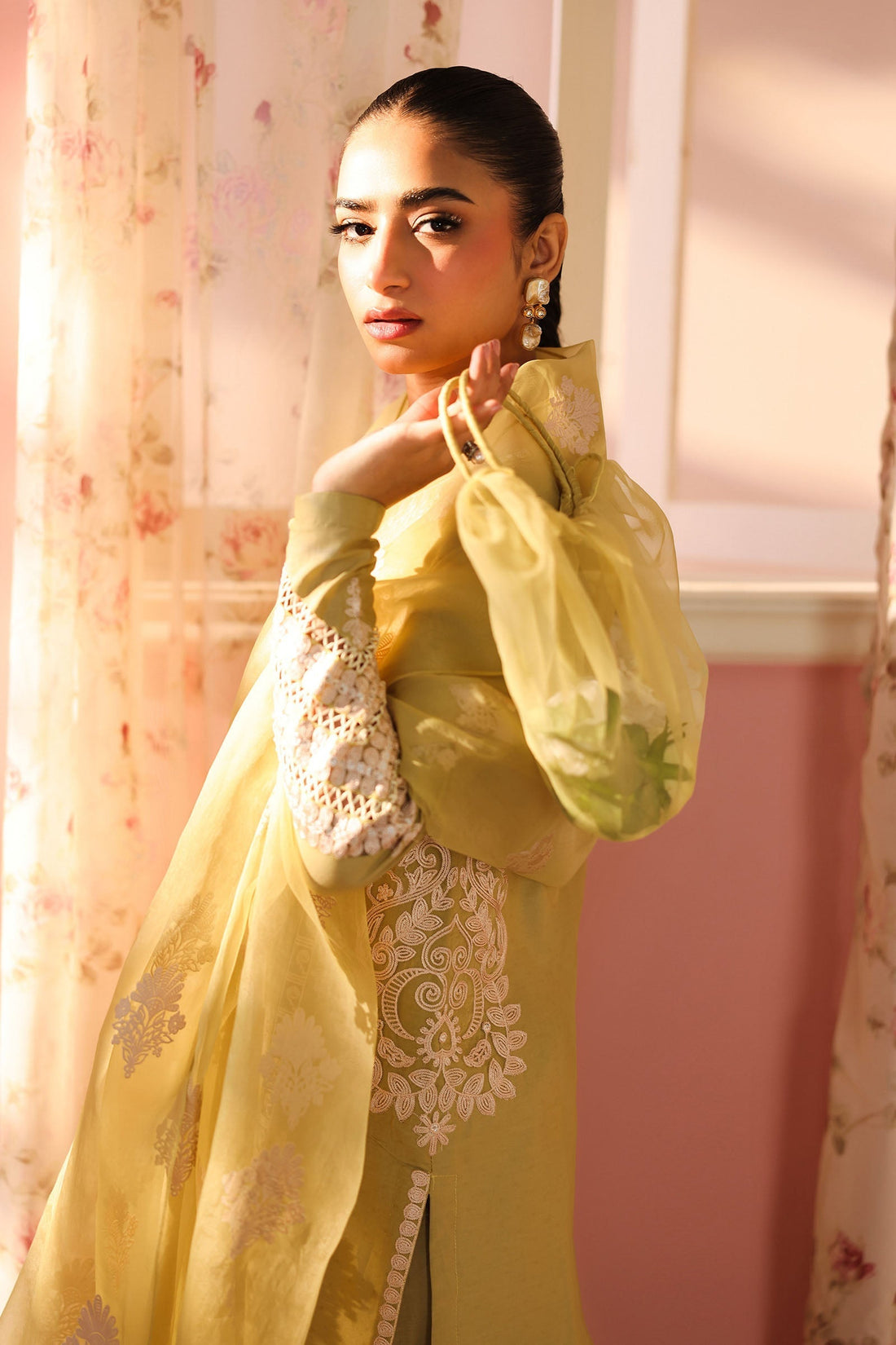 Maria B | Pre Fall Dresses | 3 Piece Embroidered Dobby Suit MM - House Of Hania