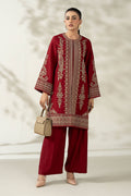 Maria B | Pre Fall Dresses | 3 Piece Embroidered Khaddar Suit ZB - House Of Hania