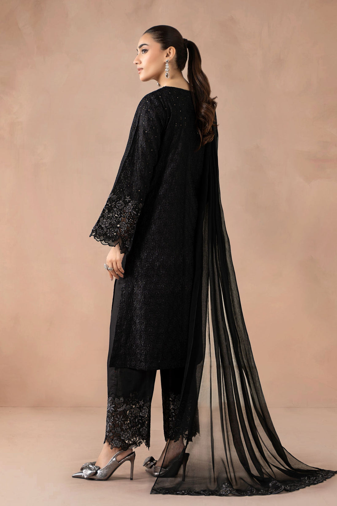 Maria B | Pre Fall Dresses | 3 Piece Embroidered Lawn Suit SS - House Of Hania