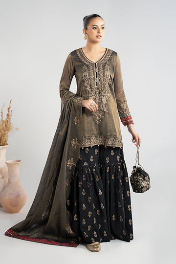 Maria B | Pre Fall Dresses | 3 Piece Embroidered Masoori Suit ZB - House Of Hania