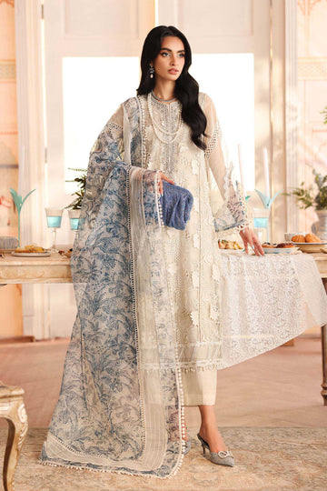 Maria B | Pre Fall Dresses | 3 Piece Embroidered Organza Suit CC - House Of Hania