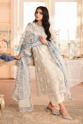 Maria B | Pre Fall Dresses | 3 Piece Embroidered Organza Suit CC - House Of Hania