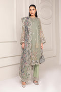 Maria B | Pre Fall Dresses | 3 Piece Embroidered Organza Suit TT - House Of Hania