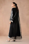 Maria B | Pre Fall Dresses  | 3 Piece Embroidered Self Jacquard Suit Black - House Of Hania