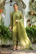 Maria B | Pre Fall Dresses | 3 Piece Embroidered Suit Grape Green - House Of Hania