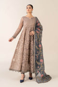 Maria B | Pre Fall Dresses | 3 Piece Embroidered Suit Gray - House Of Hania