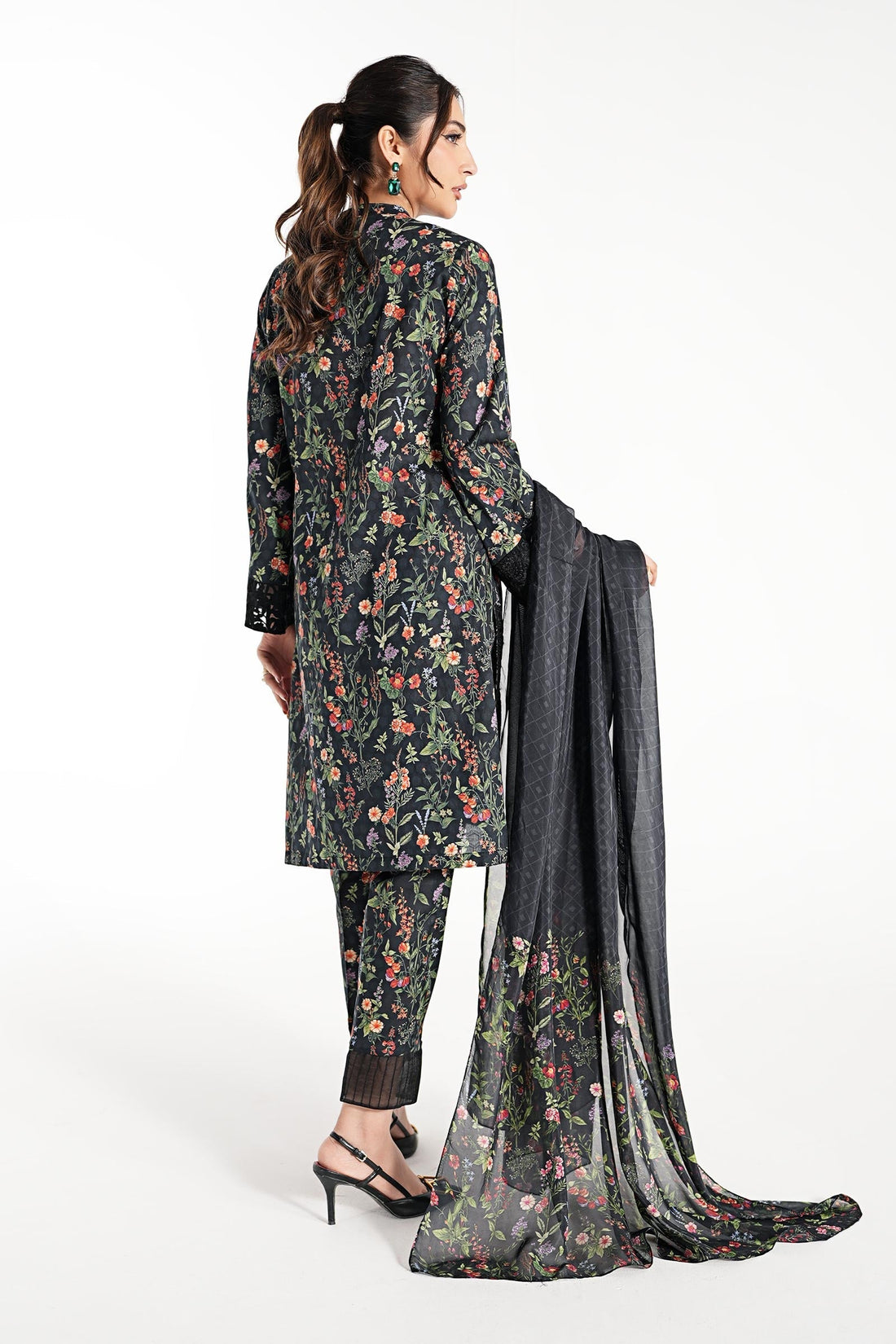 Maria B | Pre Fall Dresses | 3 Piece Embroidered Suit NN - House Of Hania