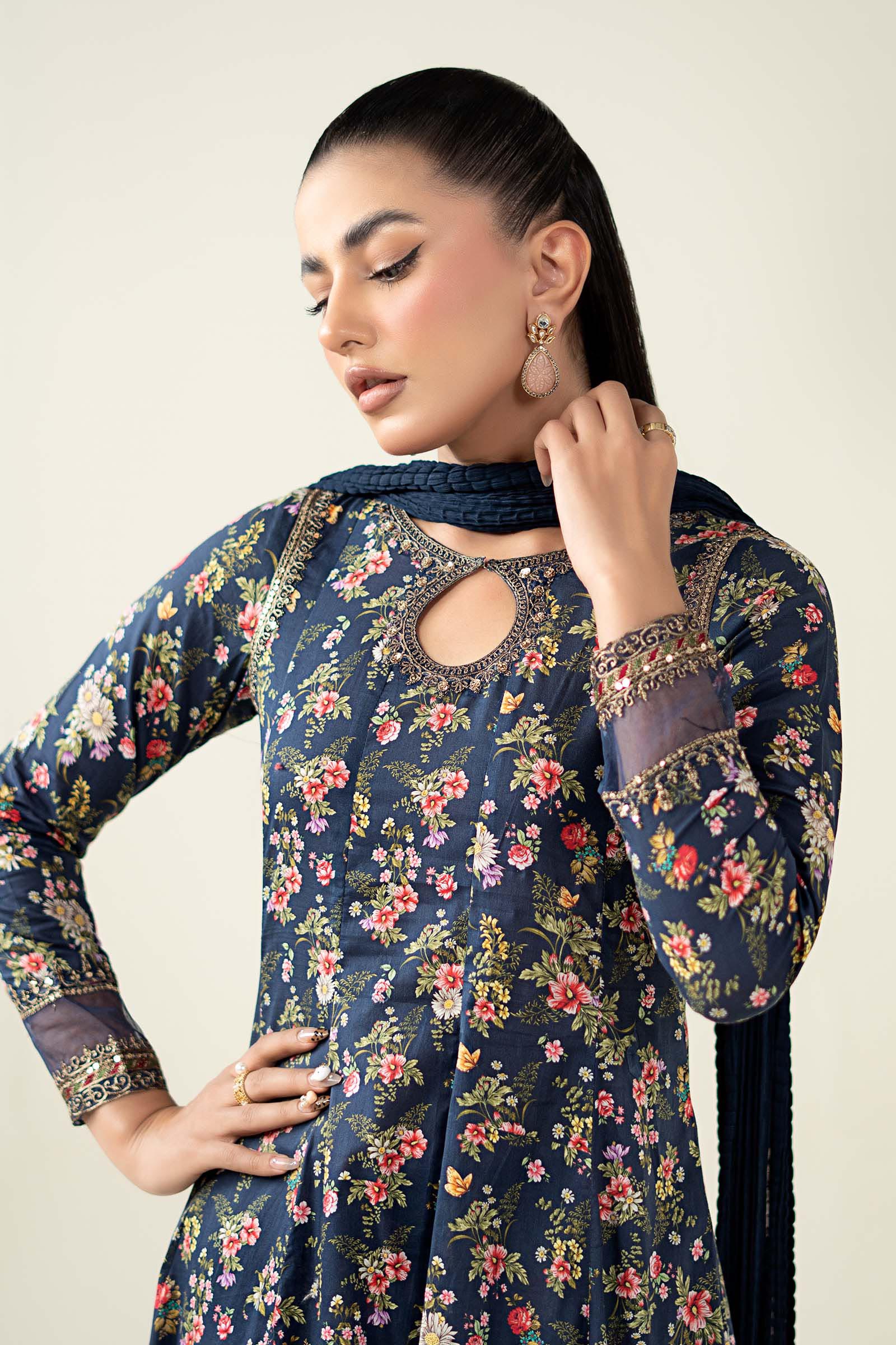Maria B | Pre Fall Dresses | 3 Piece Printed Lawn Suit LL - House Of Hania
