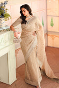 Maria B | Pre Fall Dresses | Embroidered Raw Silk Saree II - House Of Hania