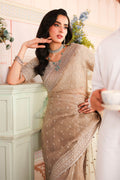 Maria B | Pre Fall Dresses | Embroidered Raw Silk Saree II - House Of Hania