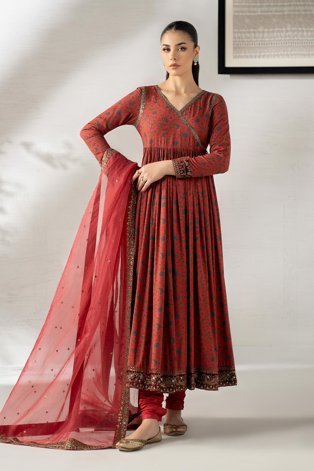 Maria B | Pre fall Dresses | DW-W25-25 RD - House Of Hania