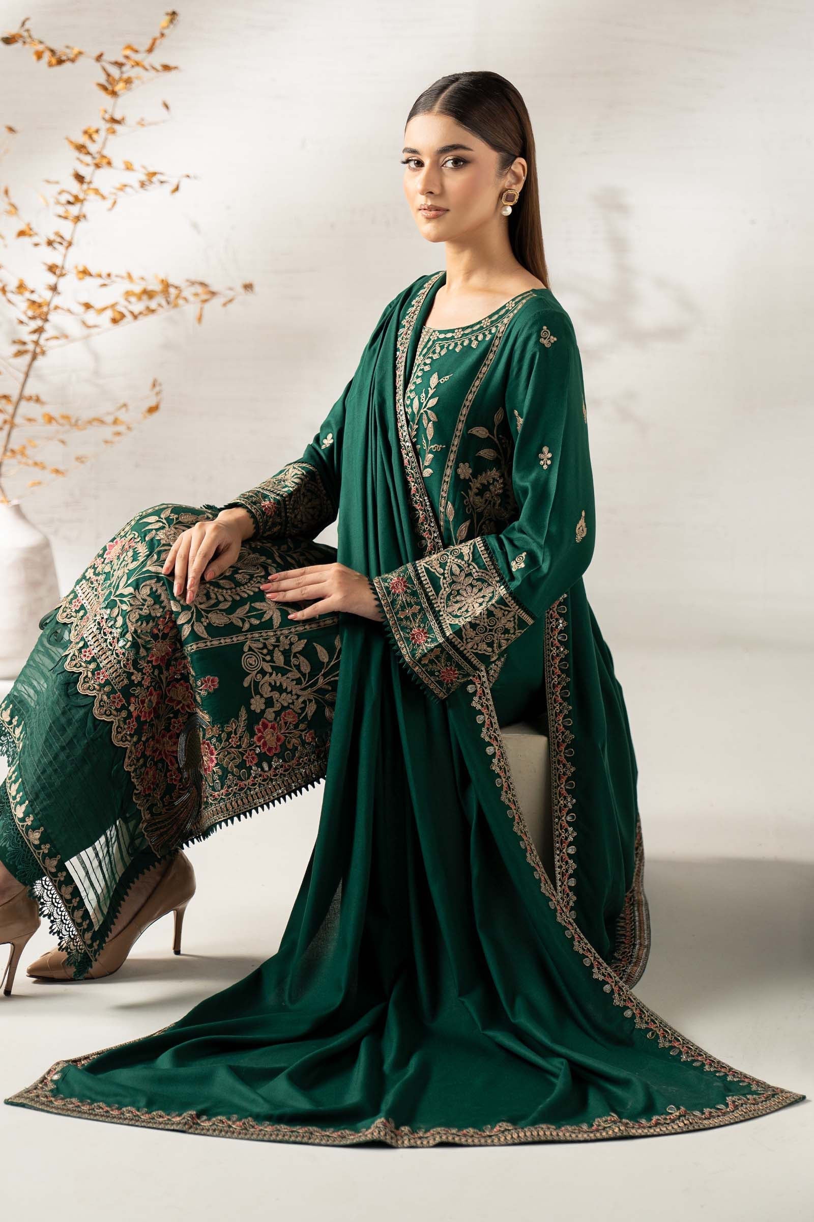 Maria B | Pre fall Dresses | DW-W25-32 G - House Of Hania