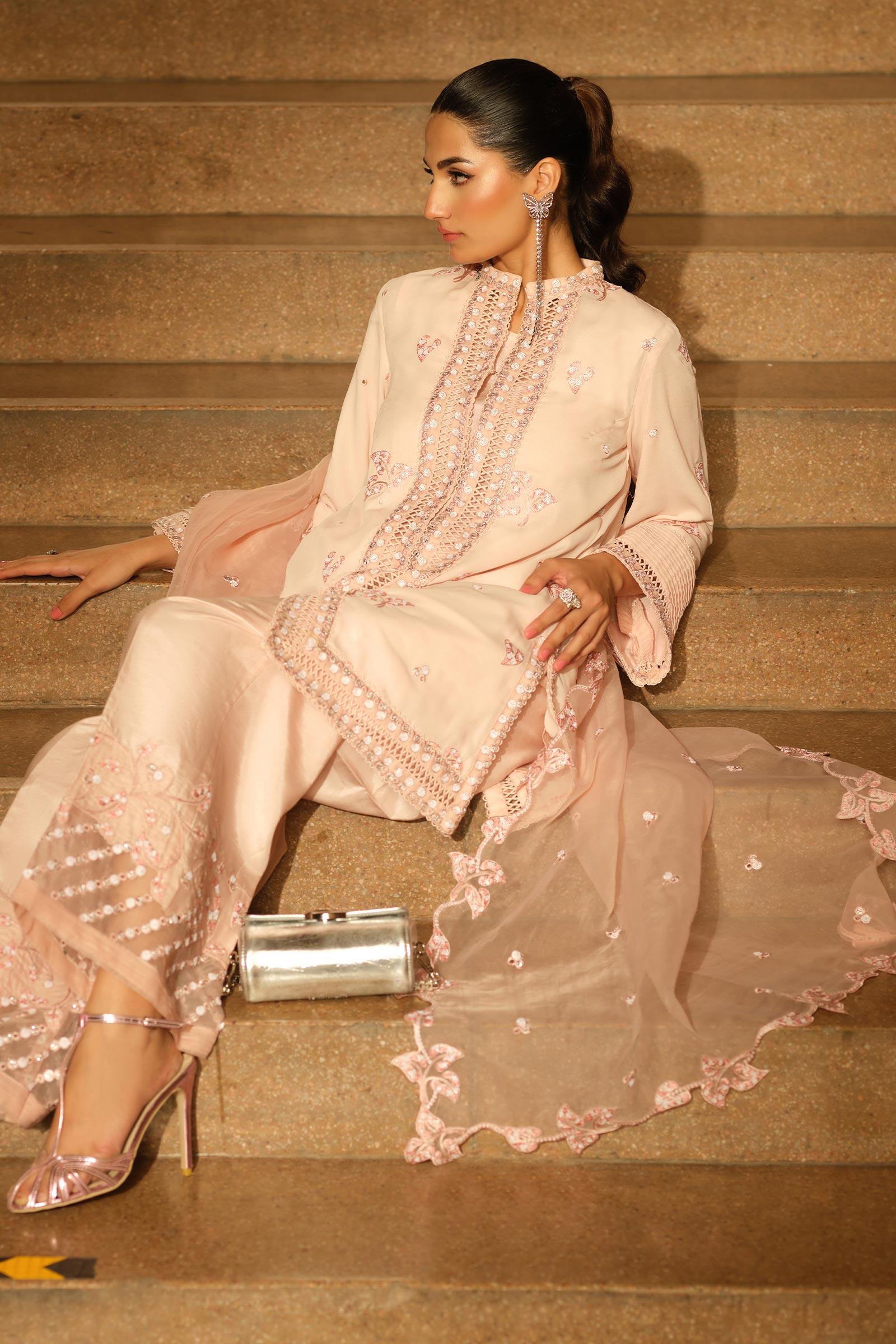 Maria B | Pre fall Dresses | MBS-W25-02 PK - House Of Hania