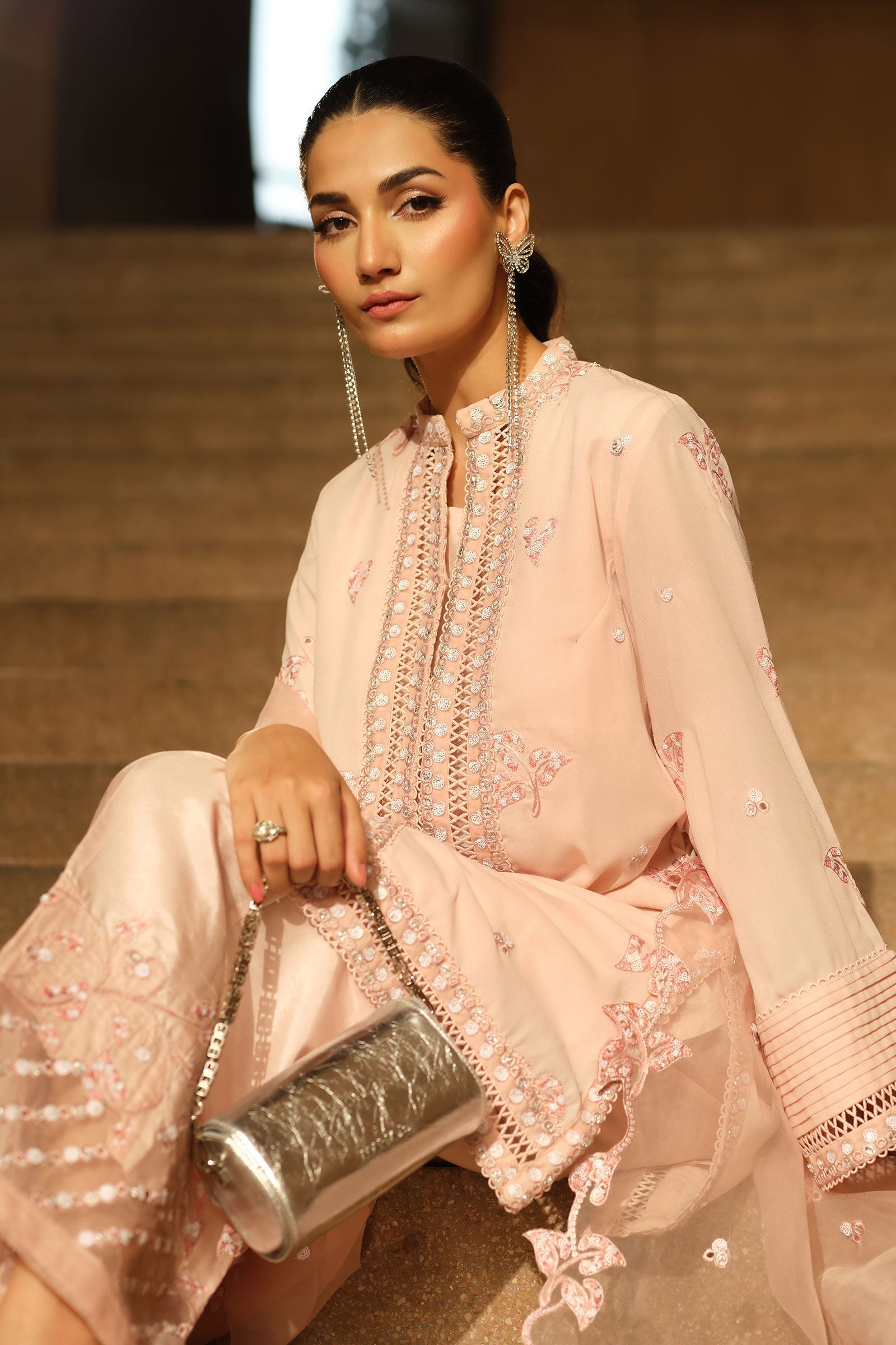 Maria B | Pre fall Dresses | MBS-W25-02 PK - House Of Hania