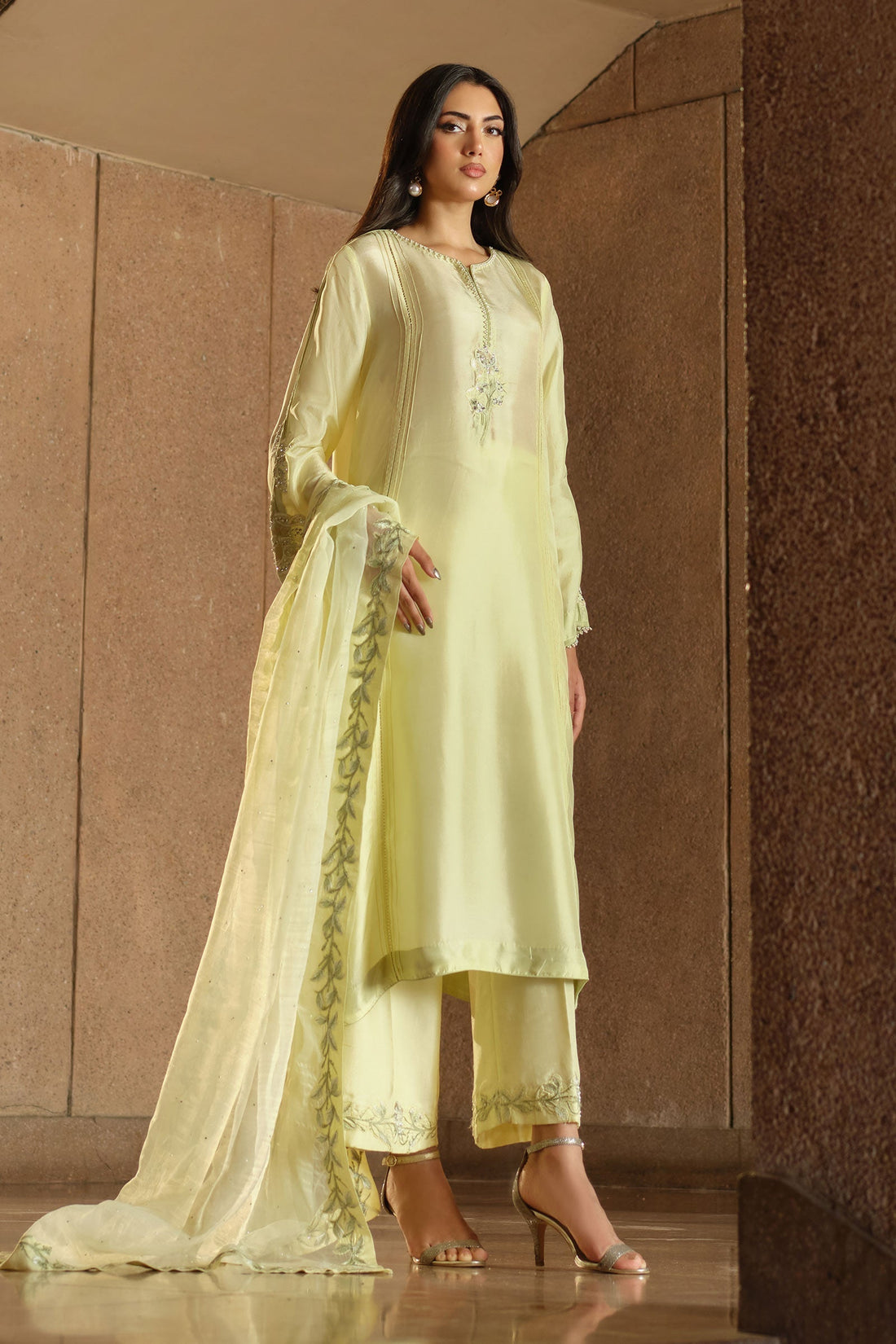 Maria B | Pre fall Dresses | MBS-W25-09 Y - House Of Hania
