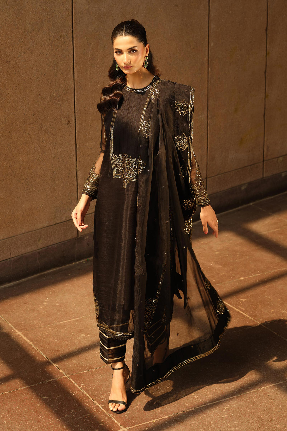 Maria B | Pre fall Dresses | MBS-W25-10 BL - House Of Hania