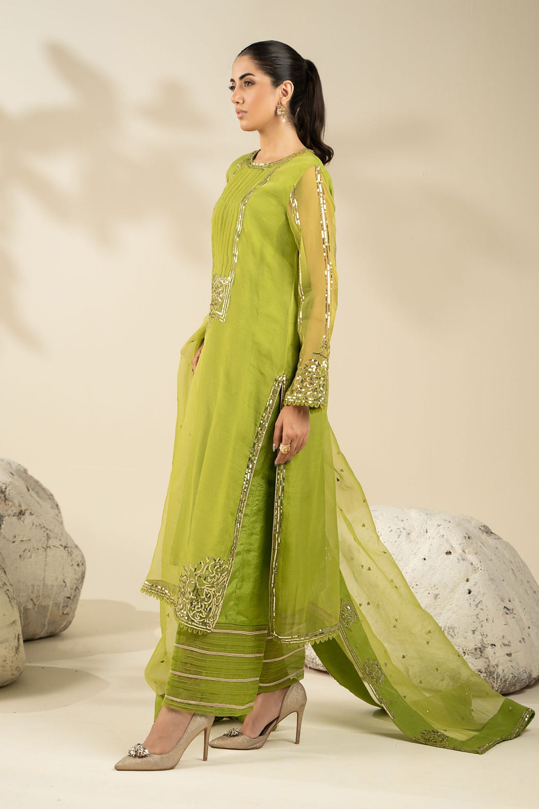 Maria B | Pre fall Dresses | MBS-W25-10 G - House Of Hania