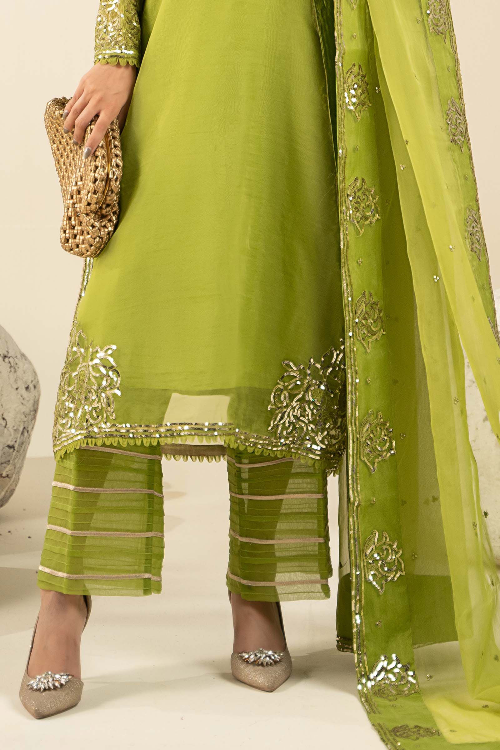 Maria B | Pre fall Dresses | MBS-W25-10 G - House Of Hania