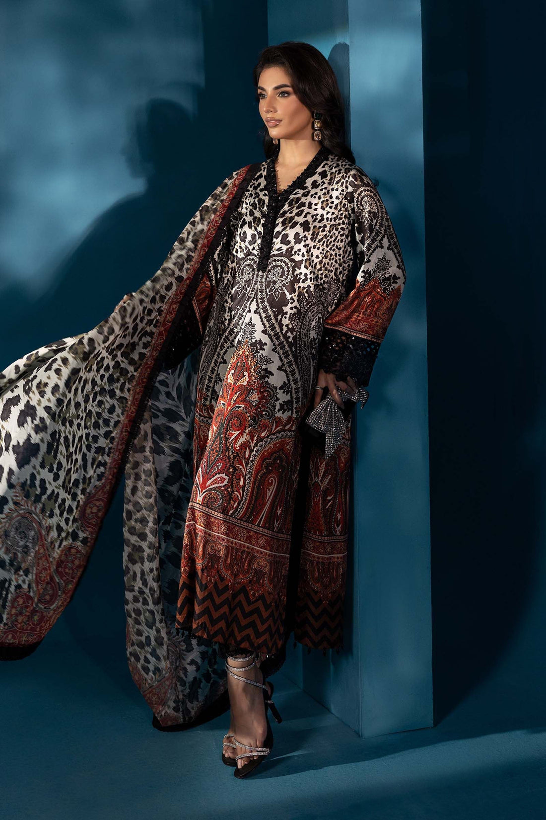 Maria B | Pre fall Dresses | MPS-W25-04 B - House Of Hania