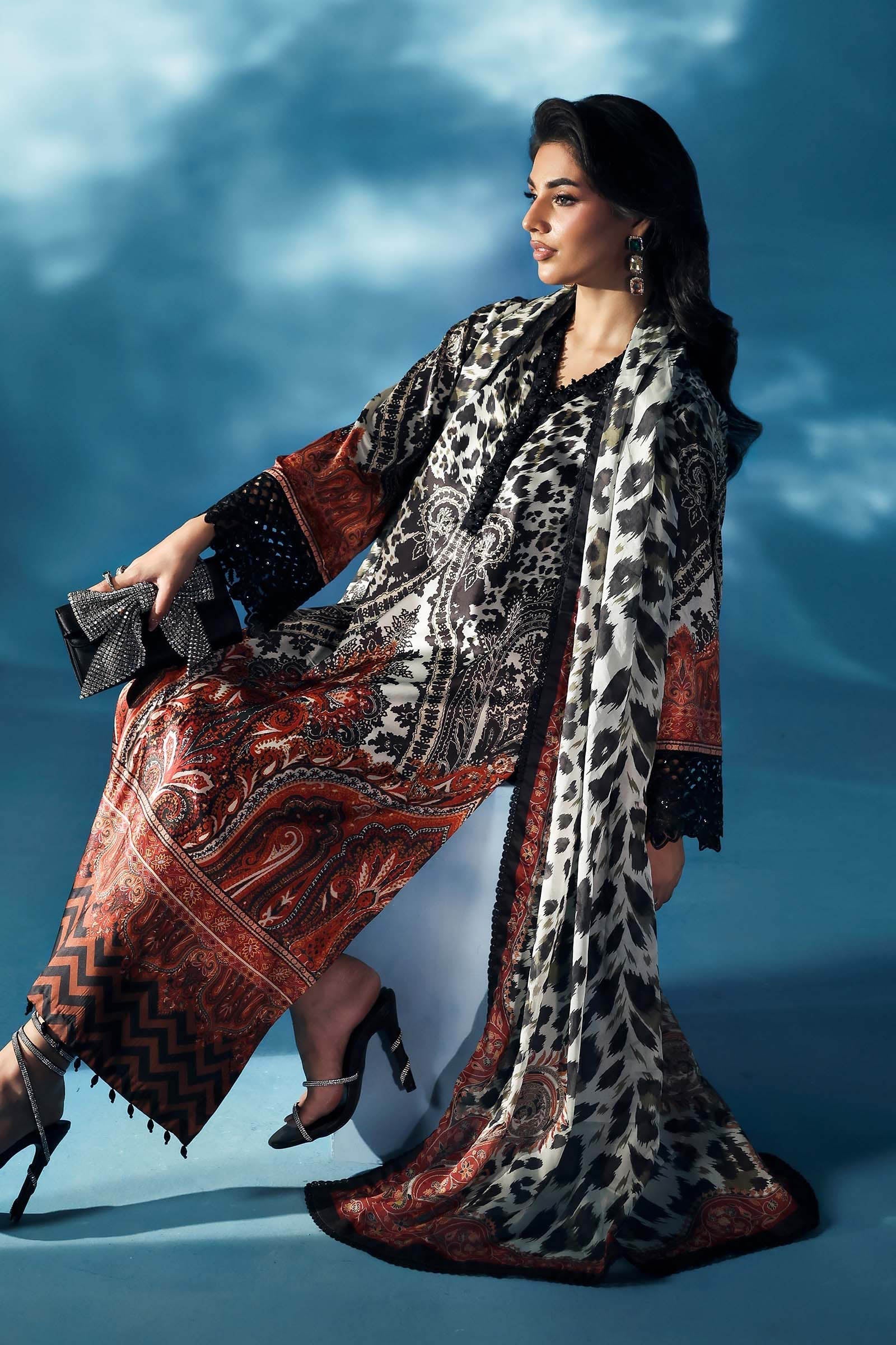 Maria B | Pre fall Dresses | MPS-W25-04 B - House Of Hania