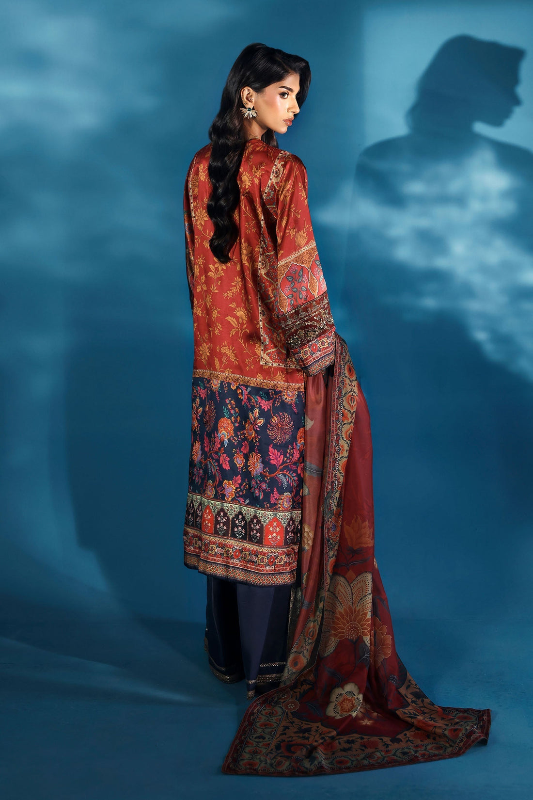 Maria B | Pre fall Dresses |  MPS-W25-08 R - House Of Hania