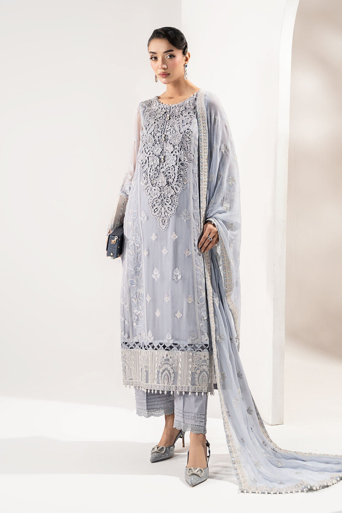 Maria B | Pre fall Dresses | SF-W25-47 I - House Of Hania