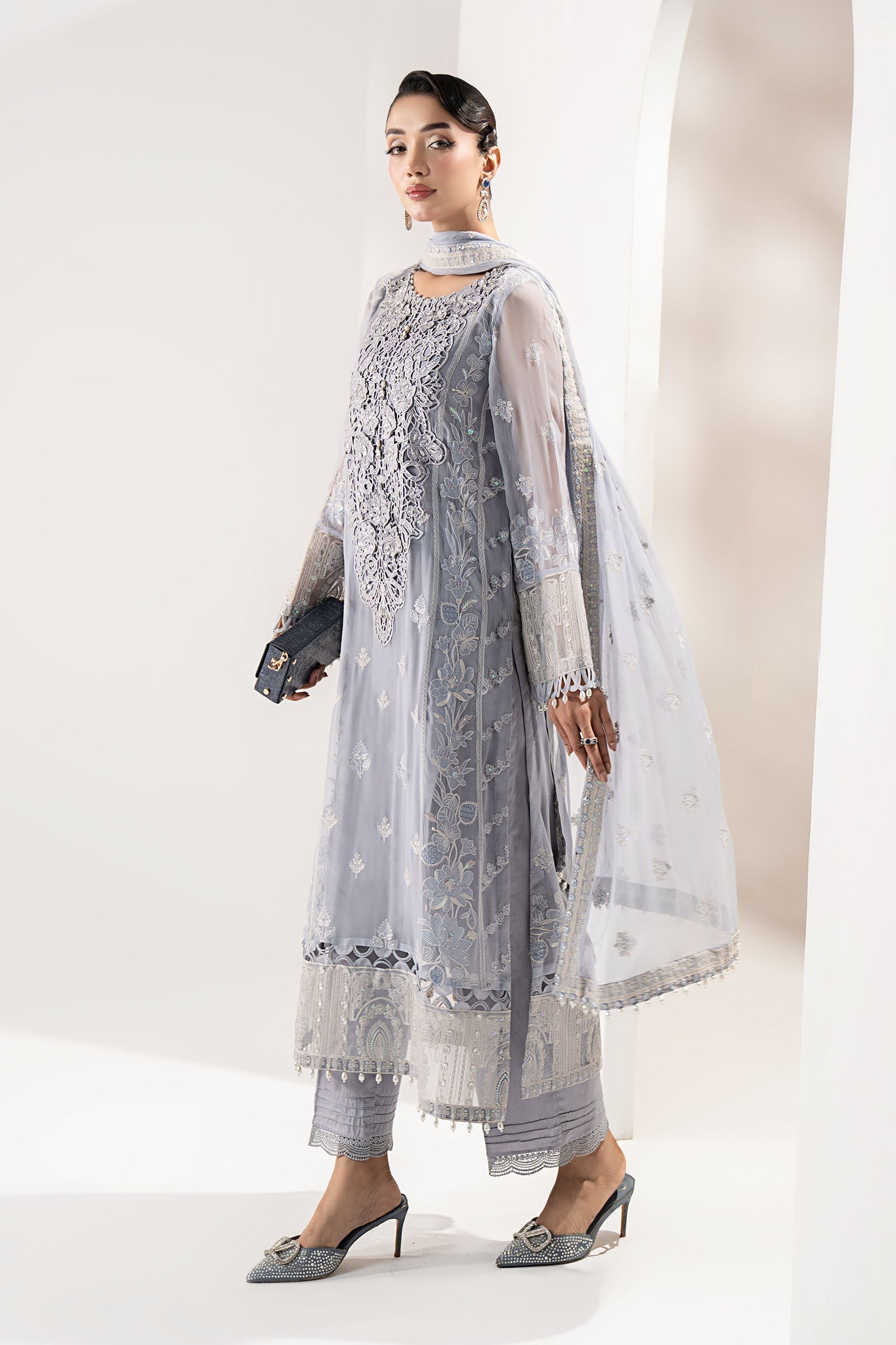 Maria B | Pre fall Dresses | SF-W25-47 I - House Of Hania