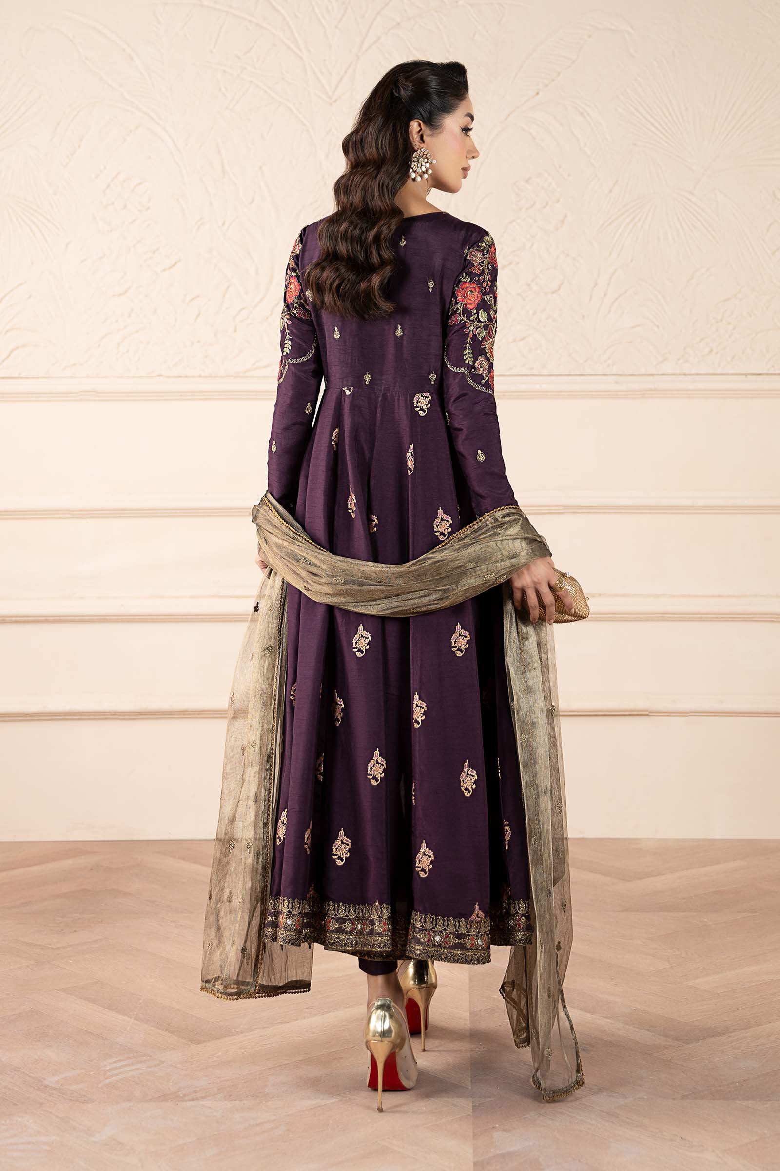 Maria B | Pre fall Dresses | SF-W25-94 P - House Of Hania