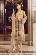 Maria B | Sateen Formals 23 | Beige CST-712 - House Of Hania