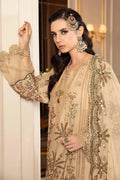 Maria B | Sateen Formals 23 | Beige CST-712 - House Of Hania