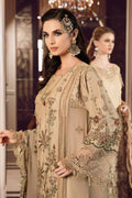 Maria B | Sateen Formals 23 | Beige CST-712 - House Of Hania