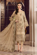 Maria B | Sateen Formals 23 | Beige CST-712 - House Of Hania