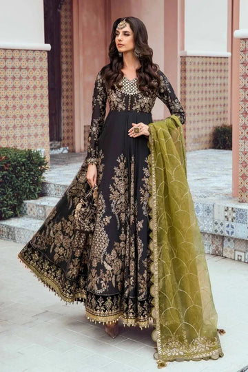 Maria B | Sateen Formals 23 | Black CST-703 - House Of Hania