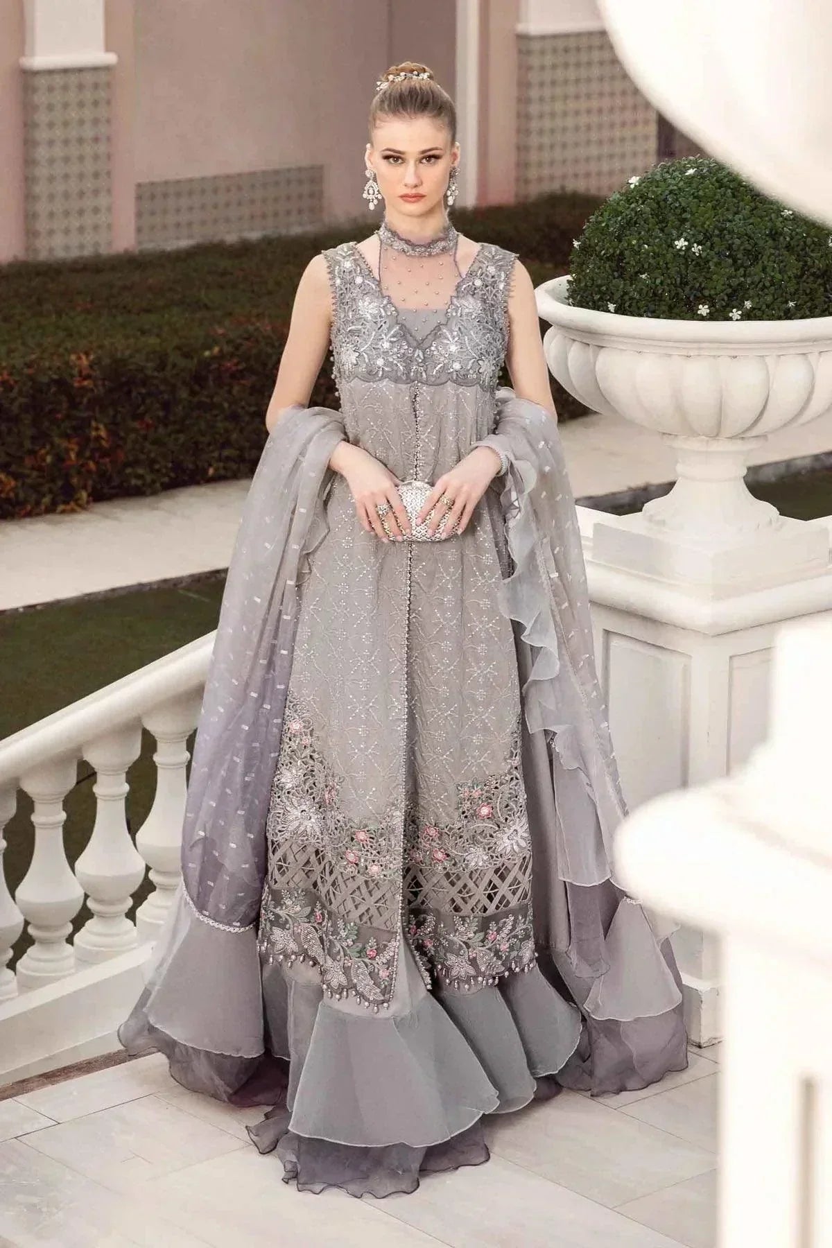 Maria B | Sateen Formals 23 | Black CST-707 - House Of Hania