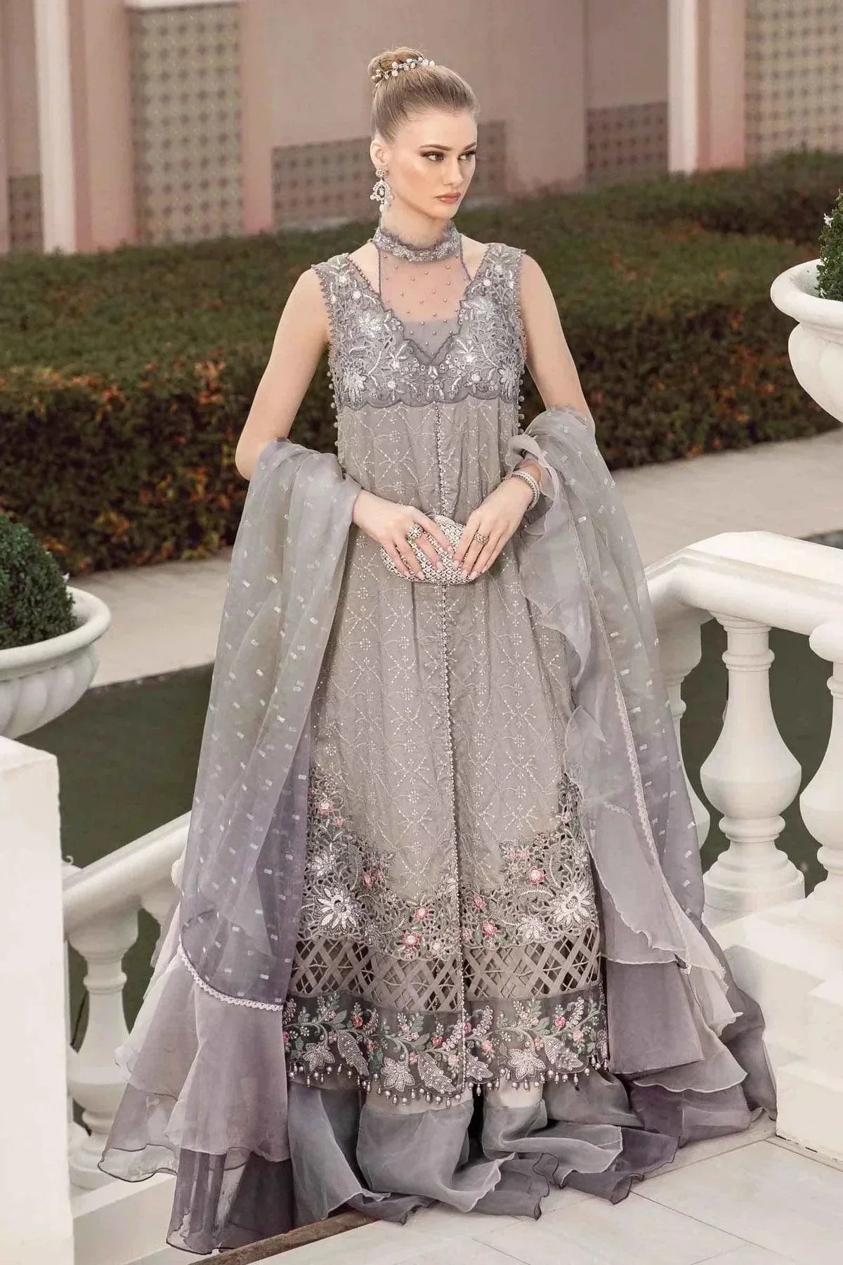 Maria B | Sateen Formals 23 | Black CST-707 - House Of Hania
