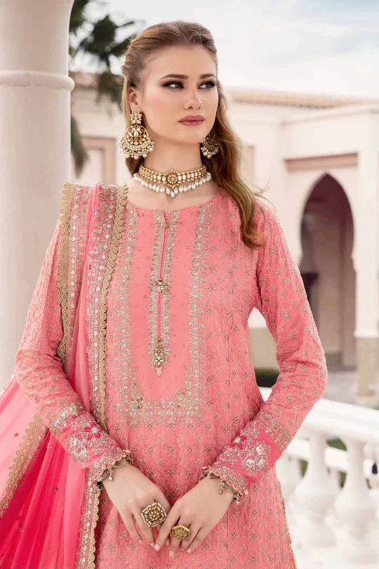 Maria B | Sateen Formals 23 | Candy Pink CST-701 - House Of Hania