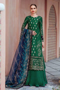 Maria B | Sateen Formals 23 | Emerald Green CST-711 - House Of Hania