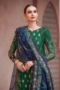 Maria B | Sateen Formals 23 | Emerald Green CST-711 - House Of Hania
