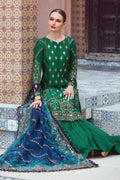 Maria B | Sateen Formals 23 | Emerald Green CST-711 - House Of Hania