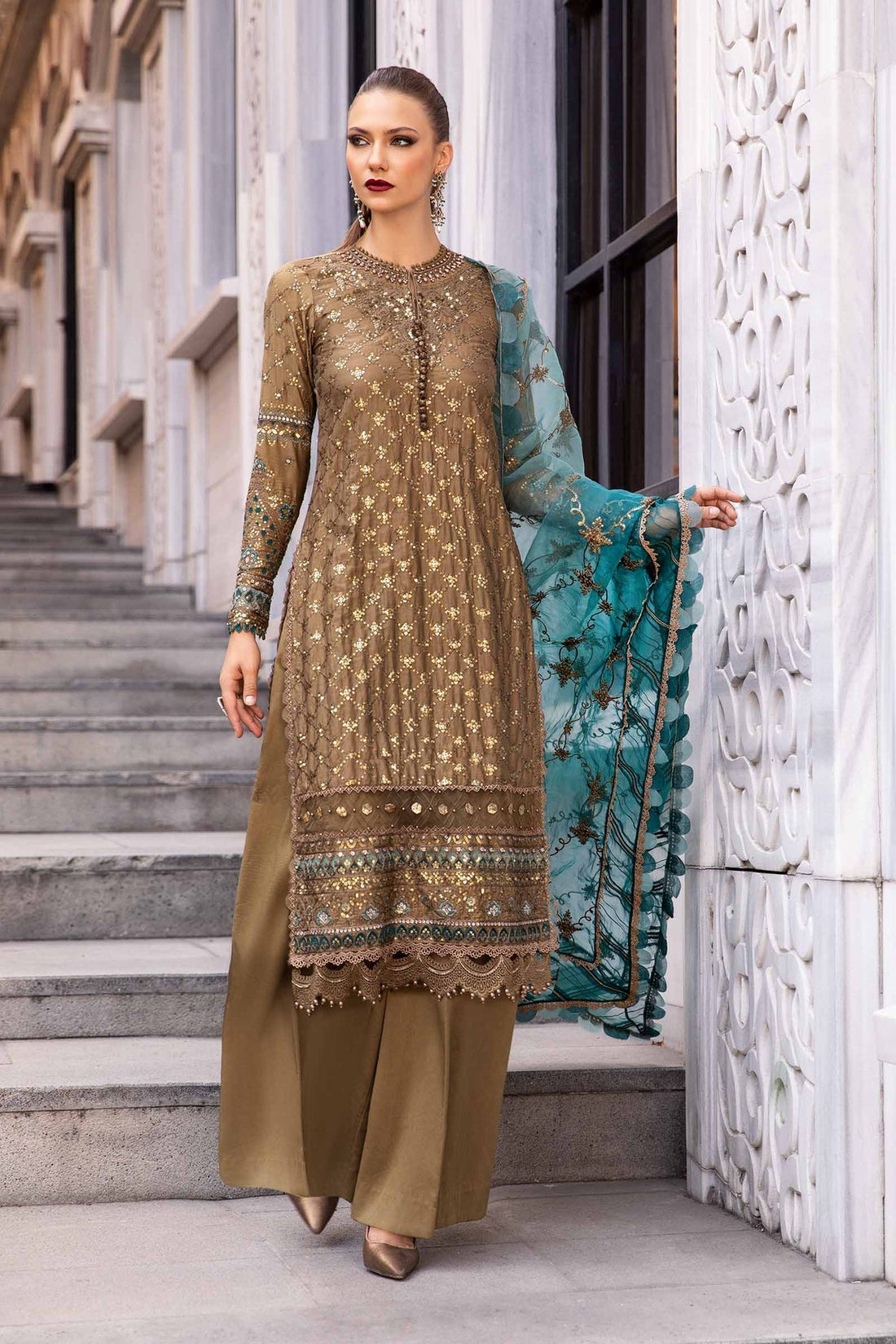 Maria B | Sateen Formals 24 | CST-808 - House Of Hania